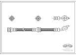 Corteco 19032239 Tubo Freno Anteriore Sinistro Per Nissan Almera Ii Hatchback (N16) Almera Ii Sedan (N16)