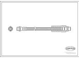 Corteco 19020460 Tubo Freno Anteriore Per Audi 80 Berlina (8C2, B4) 80 (89, 89Q, 8A, B3) Cabriolet (8G7, B4) 80 Avant (8C5, B4) Coupe (89, 8B) 90