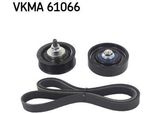 Skf Vkma 61066 Set Di Cinghie Trapezoidali Per Toyota Yaris Hatchback (P1)