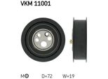 Skf Vkm 11001 - Puleggia Tenditrice, Cinghia Di Distribuzione Per A6 (4A)