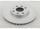 2X Disco Freno Triscan 8120 24126C Per Opel Astra G Cc (T98) 41 1Mm 256Mm