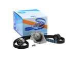 Graf KP747-3 - Oe 96252153 Wasserpumpe + Zahnriemensatz FüR Berlingo, Jumpy (U6U), Jumpy (B), Xsara, Scudo, 206 (2A/C), 206 Van, 306, Expert (224), Expert (222), Expert (223), Partner (5, G), Partner Origin (G), Corolla (E11)