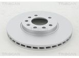 2X Disco Freno Triscan 8120 24127C Per Opel Corsa C Hatchback (X01) Combo Tour