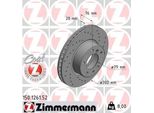 2X Disco Freno Zimmermann 150.1261.52 Per Bmw 5 Sedan (E34) 7 (E32) 76Mm