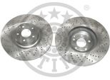 2X Disco Freno Optimal BS-7834HC Anteriore Per MERCEDES-BENZ Cls (C219)