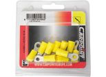 Carpoint Anello Per Cavi 674 M4 Giallo 10 Pezzi