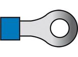 Carpoint Anello Per Cavi 654 M4 Blu 10 Pezzi