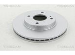 2X Disco Freno Triscan 8120 16151C Per Ford Fiesta Mk6 Hatchback (JA8 JR8)