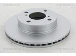 2X Triscan Disco Freno Anteriore Per Nissan Pixo UA0 Per Suzuki Alto HA25 HA35