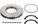 2X Disco Freno Febi Bilstein 104672 Anteriore Posteriore Per Volvo Fh 20 8Kg 375 3Mm