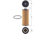 Filtro Olio Mahle Ox 174D Cartuccia Filtrante Adatta Per MERCEDES-BENZ Citaro (O 530) Intouro (O 560) Atego Atego 2 Atron Axor