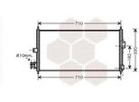 Van Wezel 13005270 - Condensatore Aria Condizionata Oe 92100 BM400 Per Almera Ii (N16), Primera (P12)