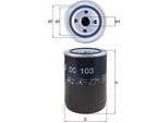 Filtro Olio Mahle Oc 103 Filtro Avvitabile Per Zetor Major Per John Deere 5003
