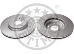 2X Disco Freno Optimal BS-9256HC Anteriore Per Ford Mondeo V Estate (Cf) 51Mm 300Mm