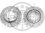 2X Disco Freno Optimal BS-8938C Posteriore Per Porsche Boxster (986) Boxster (987)