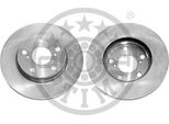 2X Disco Freno Optimal BS-8868C Anteriore Per Toyota Corolla Notchback (E15_)