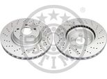 2X Disco Freno Optimal BS-8624HC Anteriore Per MERCEDES-BENZ Sl (R230)