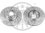 2X Disco Freno Optimal BS-9218HC Anteriore Per MERCEDES-BENZ Gla (X156)