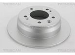 2X Disco Freno Triscan 8120 43124C Per Hyundai Ix35 (Lm El Elh) 61Mm 262Mm