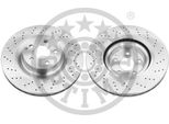 2X Disco Freno Optimal BS-8204HC Anteriore Per MERCEDES-BENZ Sl (R230)