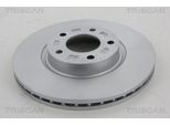 2X Disco Freno Triscan 8120 50142C Per Mazda 5 (CR19) 3 (Bk) 3 (Bl) 5 (Cw)