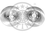2X Disco Freno Optimal BS-8126HC Anteriore Per Volvo XC90 I (275) 51Mm 336Mm