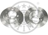 2X Disco Freno Optimal BS-5650C Posteriore Per Vw Lt 28-35 Ii Bus (2DB 2DE 2DK)