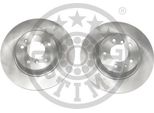 2X Disco Freno Optimal BS-5100C Posteriore Per Bmw 7 (E38) 8 (E31) 61Mm 324Mm
