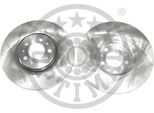 2X Disco Freno Optimal BS-8066HC Anteriore Per Volvo XC90 I (275) S60 I (384) 316Mm