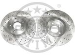 2X Disco Freno Optimal BS-7370C Anteriore 76 Mm 312 Mm