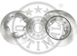 2X Disco Freno Optimal BS-6580C Posteriore Per Vw Lt 28-35 Ii Bus (2DB 2DE 2DK)
