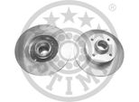 2X Disco Freno Optimal BS-0240C Posteriore Per Vw Golf Ii (19E 1G1) Golf Iii (1H1)
