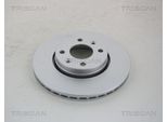 2X Disco Freno Triscan 8120 25131C Per Renault Modus / Grand Modus (F/JP0_)