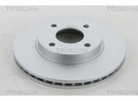 2X Disco Freno Triscan 8120 16136C Per Ford Focus (Daw Dbw) Focus Estate (Dnw)