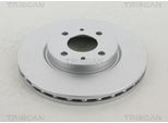 2X Disco Freno Triscan 8120 15119C Per Fiat Panda (169) 500 (312) Punto (188)