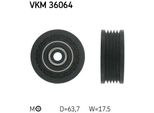 Skf Vkm 36064 Rullo Tenditore Cinghia Trapezoidale Scanalata Per Opel Movano Furgone (X70) Movano Bus (X70) Movano Pianale / Telaio (X70) Per Renault
