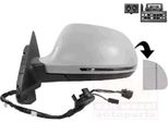 Van Wezel 0307807 Specchietto Esterno Specchietto Laterale Sinistro Per Audi A4 Avant (8K5, B8) Asferico Riscaldato Primerizzato
