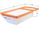 Mahle Lx 4460 - Filtro Aria Oe 1631689980 Per 500X (334), Doblo, Fiorino, Qubo, Combo (X12), Combo Tour (X12)