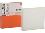 Mahle La 472 - Oe 13503677 Innenraumfilter FüR Aveo (T300), Cruze (J300), Cruze (J305), Cruze (J308), Malibu (V300), Orlando (J309), Spark (M300), Trax, Insignia A (G09), Astra J, Cascada (W13), Combo (X12), Combo Tour (X12), Ampera (R12), Karl (C16), Meriva B (S10), Mokka X (J13), Zafira Tourer C