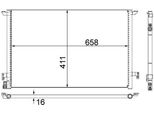 Mahle Ac 295 000S - Condensatore Aria Condizionata Oe 13101840 Per Vectra C (Z02), Signum (Z03)