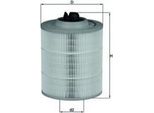 Mahle Lx 2685 - Filtro Aria Oe 1516654 Per Galaxy (WA6), Mondeo Iv, S-Max (WA6)