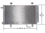 Mahle Ac 556 000S - Oe 71743782 Condensatore Aria Condizionata Con Essiccatore Per Sedici