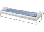 Filtro Abitacolo Mahle Lak 154 Filtro Antipolline Per Man Lion S Intercity Carbone Attivo