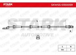 Stark SKWSS-0350059 - Sensore Abs Oe 2405400517 Per Grand Scenic Ii (Jm), Megane Ii, Scenic Ii