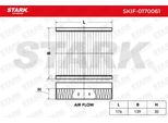 Stark SKIF-0170061 - Filtro Aria Abitacolo Oe 46799653 Per 147 (937), 156 (932), Gt (937)