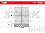 Stark SKIF-0170043 - Filtro Aria Oe 80292SDGW01 Per Pilot, Legend Iv (Kb), Crosstour, CR-V Iv (Rm), CR-V Iii (Re), Civic Viii, Civic Ix, Accord Viii, Accord Vii, Accord Ix