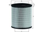 Filtro Aria Mahle Lx 715 Adatto Per Peugeot 106 Ii Hatchback (1A, 1C) Cartuccia Filtrante