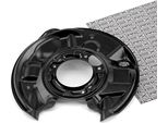 Ridex 1330S0003 - Oe 2034230220 Piastra Di Ancoraggio, Asse Posteriore Destro Per Classe C (W203), Classe C (CL203), Classe C (S203), Classe Clc (CL203), Clk (C209), Clk (A209), Slk (R171), Slk (R172)