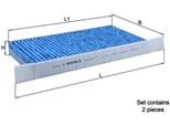 Filtro Abitacolo Mahle Lao 426/S Filtro Antipolline Per Renault Laguna Iii Grandtour (KT0/1) Carbone Attivo