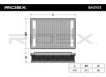 Ridex 8A0103 - Filtro Aria Oe 1017035 Per Galaxy (Wgr), Alhambra (7V), Sharan (7M)